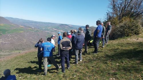 Briefing Millau vue arrière